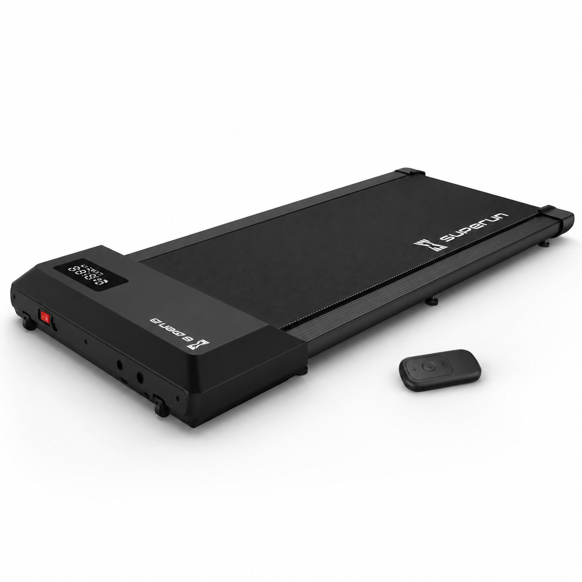 Foldable walking pad UK — front view unfolded, ready to use