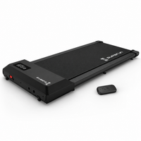 Foldable walking pad UK — front view unfolded, ready to use