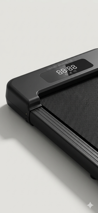 Walking pad LED speed display and wireless remote control close-up